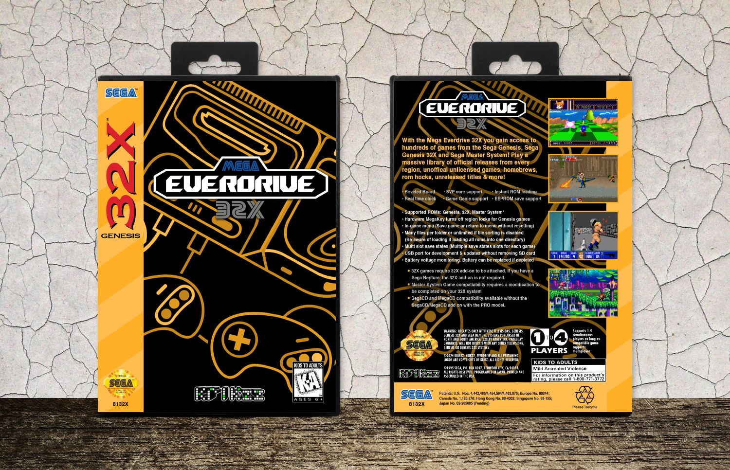 Everdrive 32X, Case Color: Black