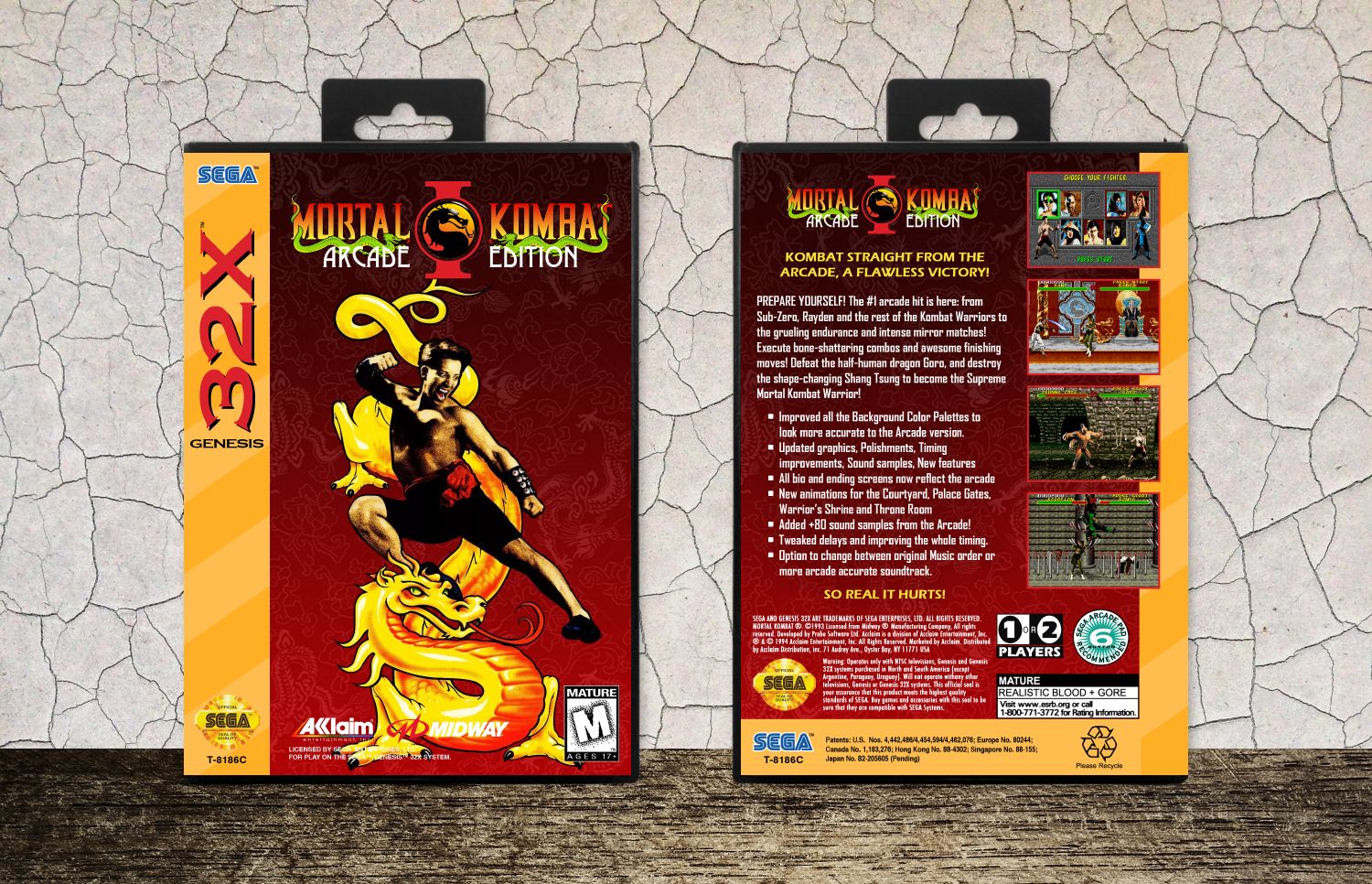 Mortal Kombat I: Arcade Edition, Case Color: Black