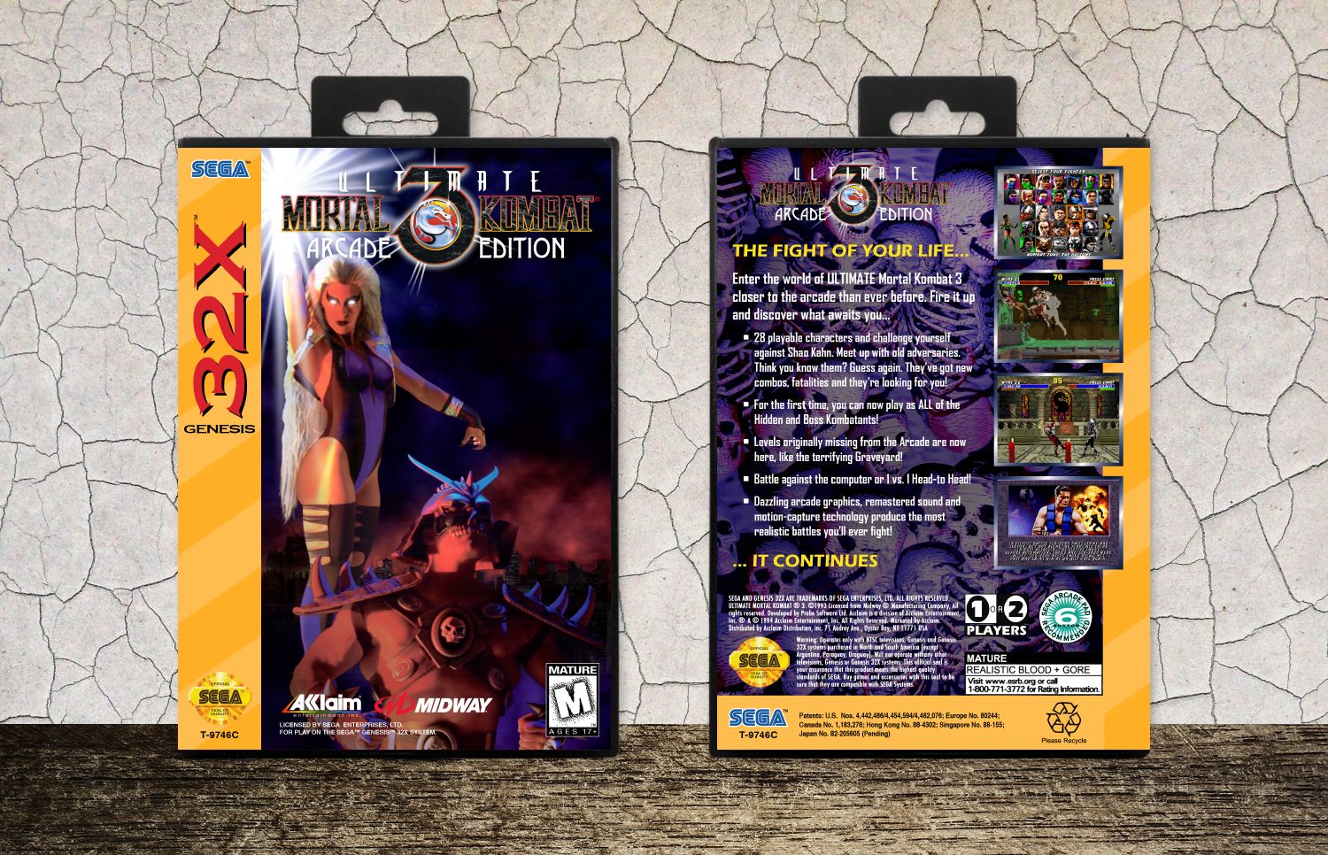 Ultimate Mortal Kombat 3: Arcade Edition, Case Color: Black