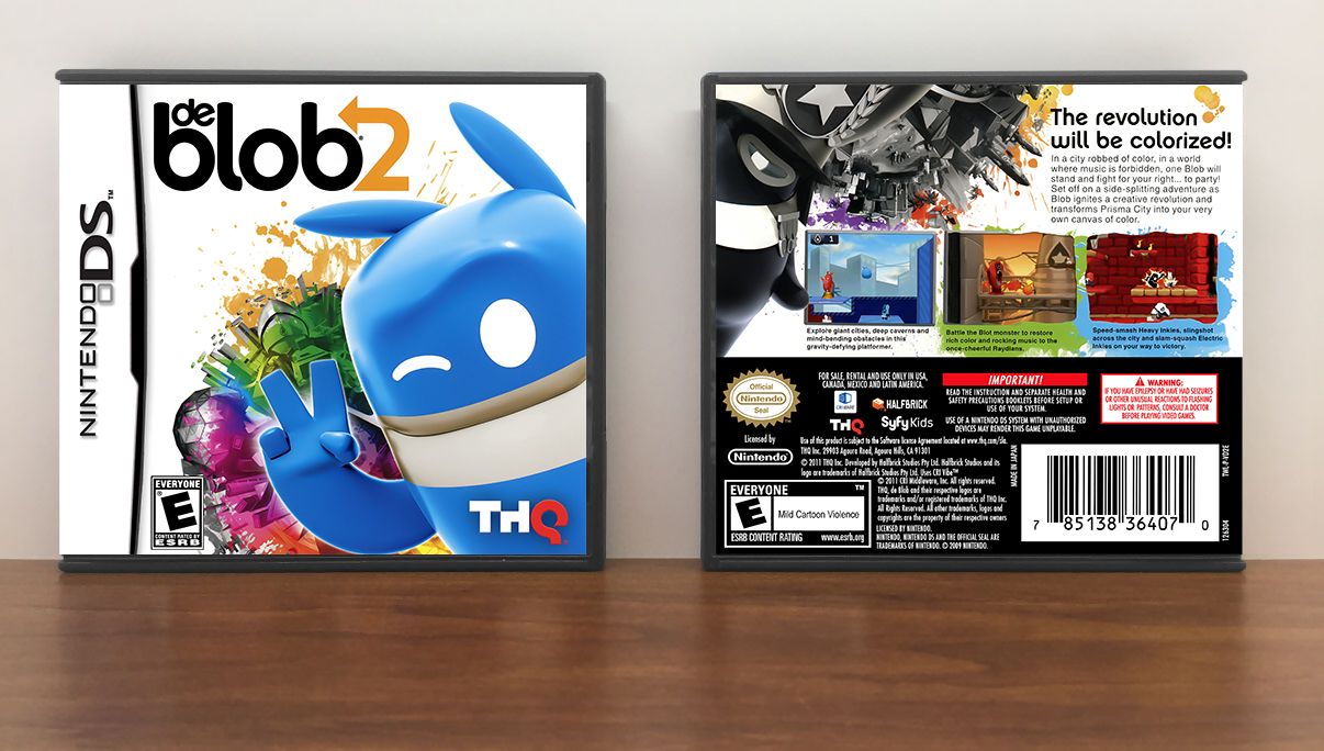 De Blob 2, Case Color: DARK GREY (OEM DS CASE COLOR)