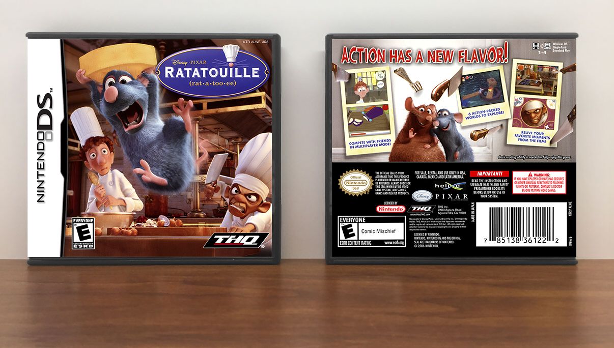 Disney/Pixar's Ratatouille, Case Color: DARK GREY (OEM DS CASE COLOR)