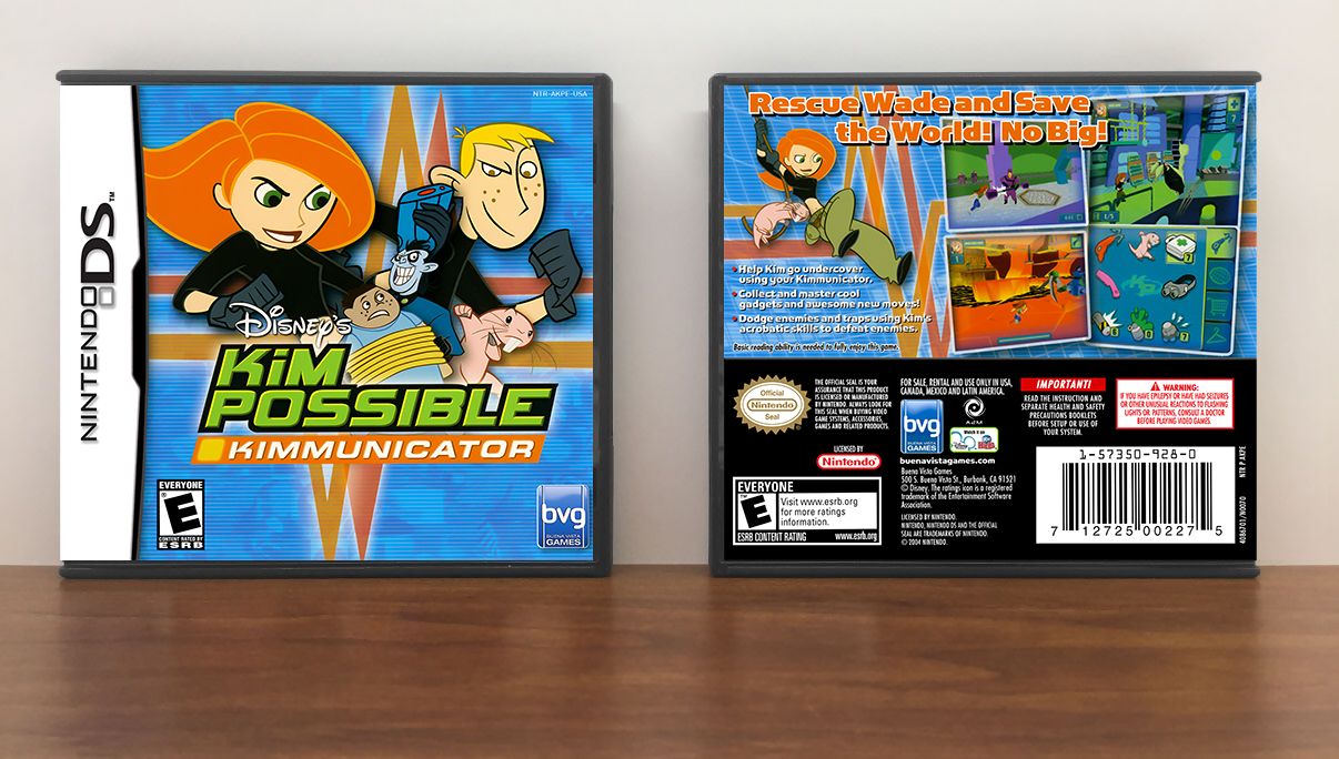 Disney's Kim Possible: Kimmunicator, Case Color: DARK GREY (OEM DS CASE COLOR)