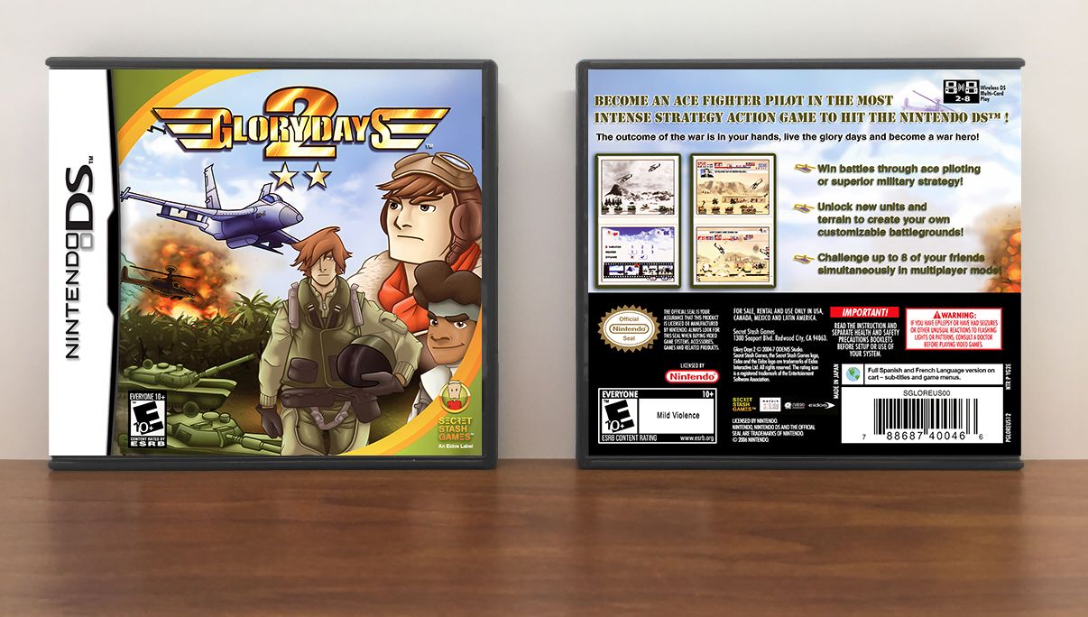 Glory Days 2, Case Color: DARK GREY (OEM DS CASE COLOR)