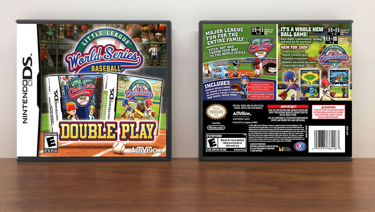 Little League World Series Baseball: Double Play, Case Color: DARK GREY (OEM DS CASE COLOR)