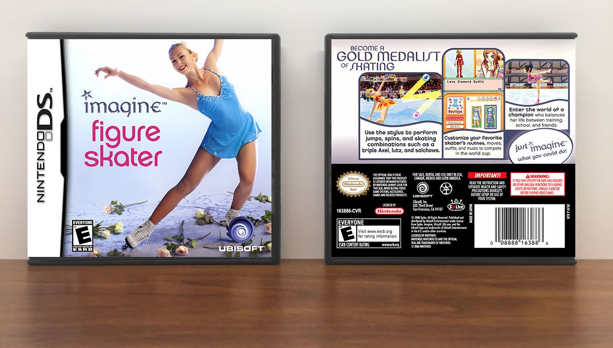 Imagine: Figure Skater, Case Color: DARK GREY (OEM DS CASE COLOR)