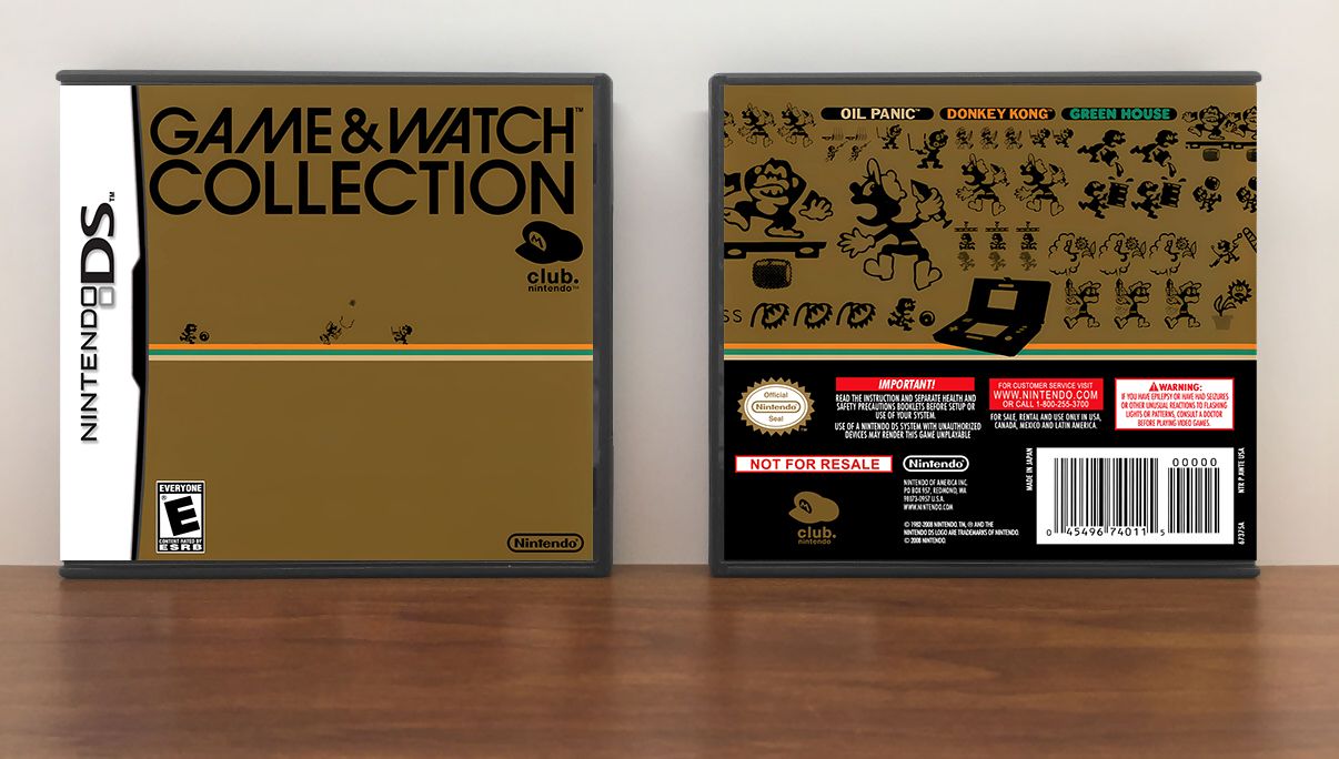 Game &amp; Watch Collection, Case Color: DARK GREY (OEM DS CASE COLOR)