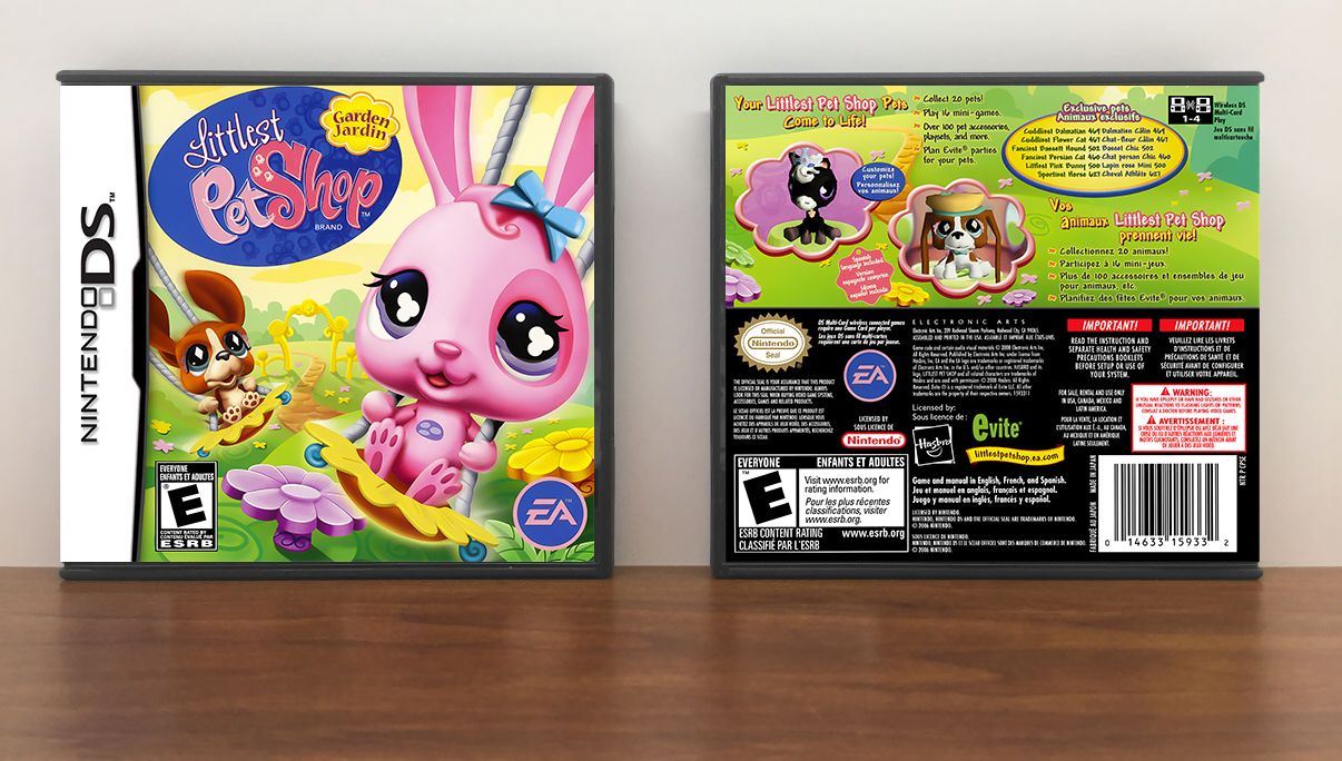 Littlest Pet Shop: Garden, Case Color: DARK GREY (OEM DS CASE COLOR)