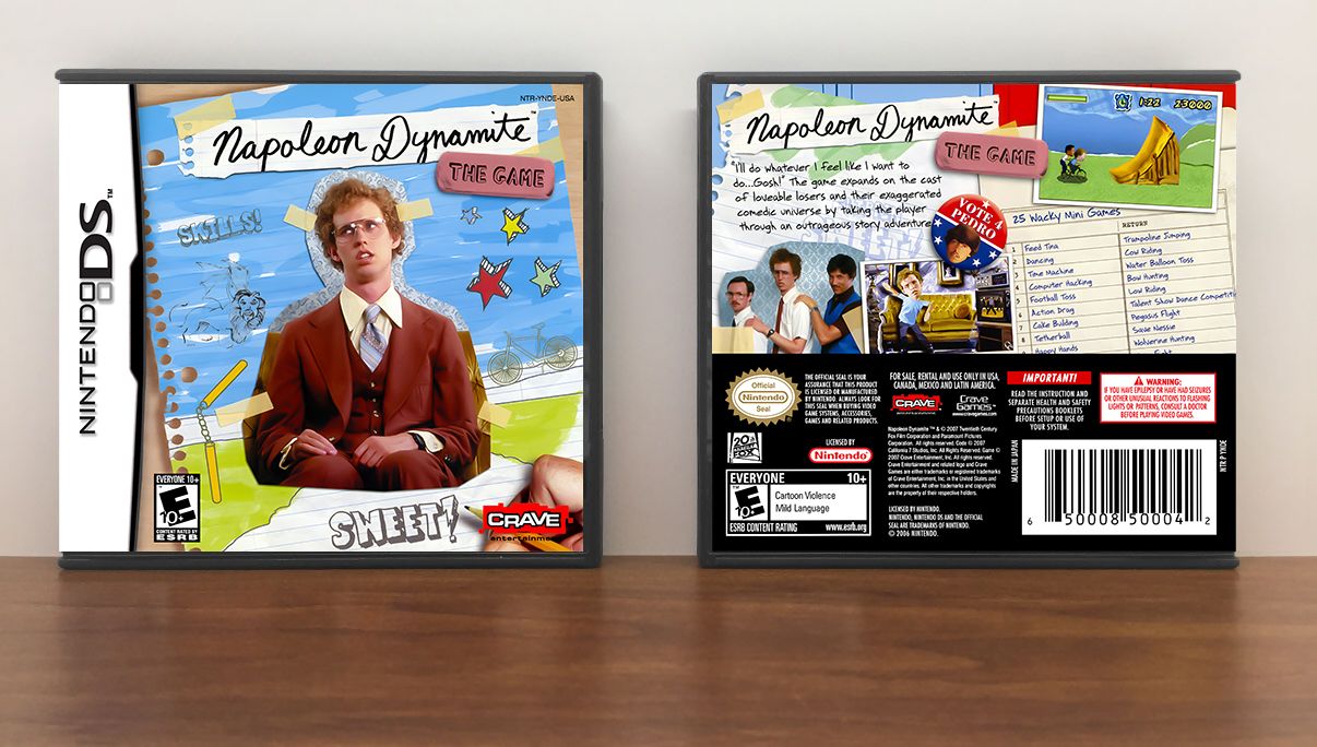 Napoleon Dynamite: The Game, Case Color: DARK GREY (OEM DS CASE COLOR)