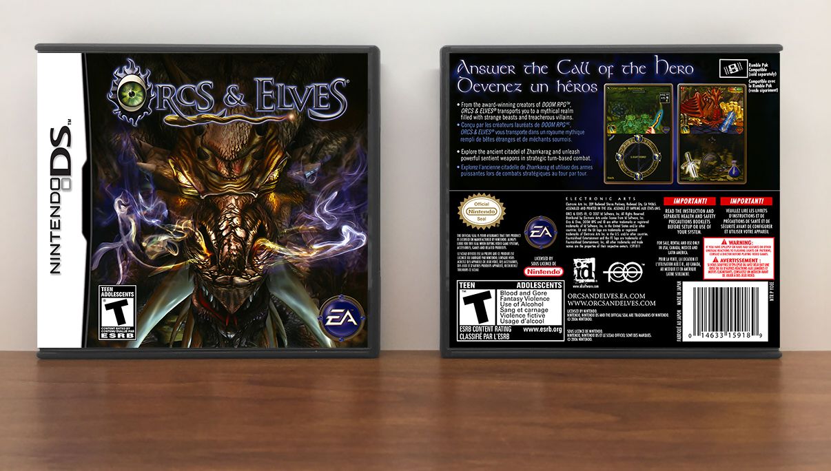 Orcs &amp; Elves, Case Color: DARK GREY (OEM DS CASE COLOR)