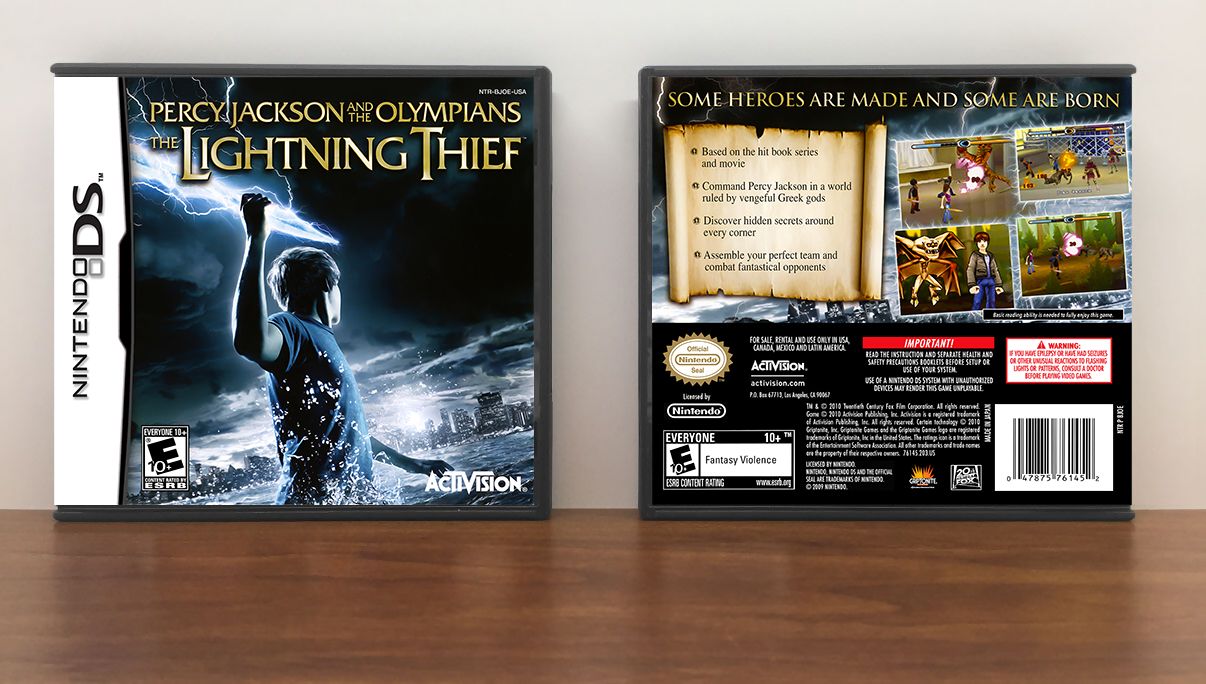 Percy Jackson &amp; the Olympians: The Lightning Thief, Case Color: DARK GREY (OEM DS CASE COLOR)