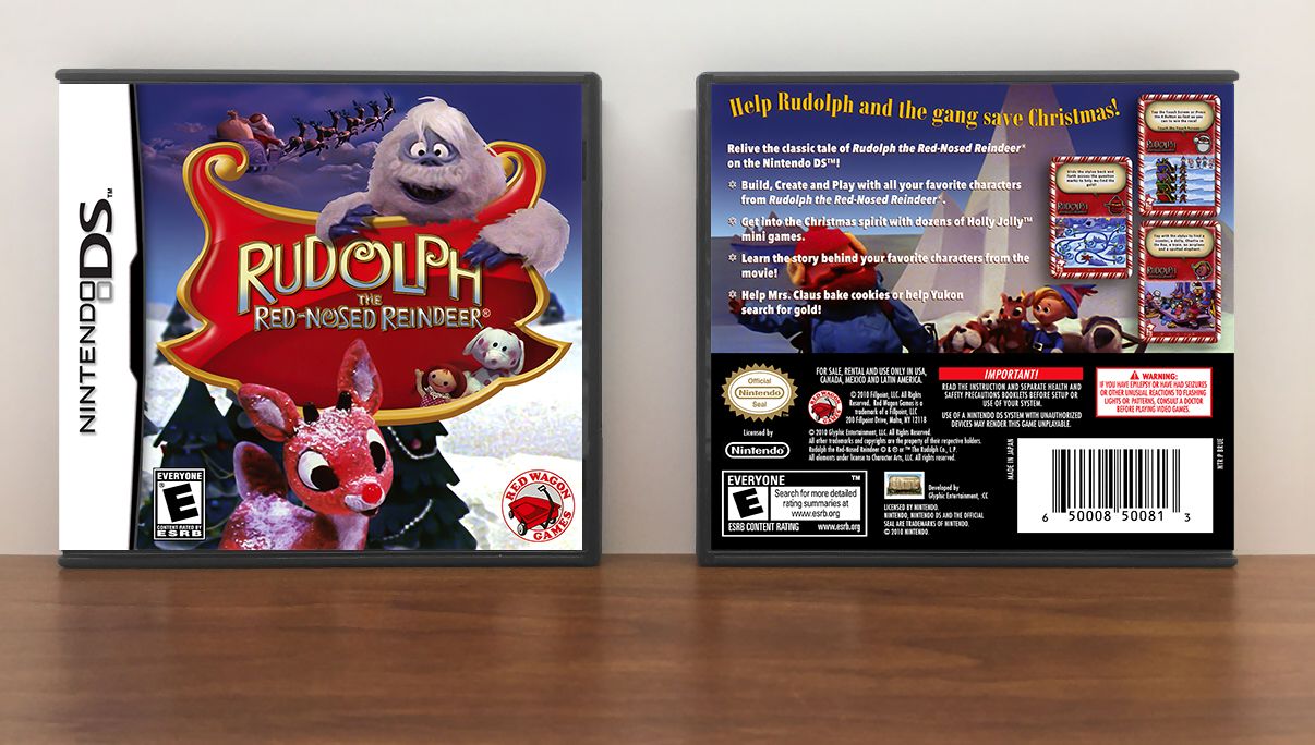 Rudolph the Red-Nosed Reindeer, Case Color: DARK GREY (OEM DS CASE COLOR)