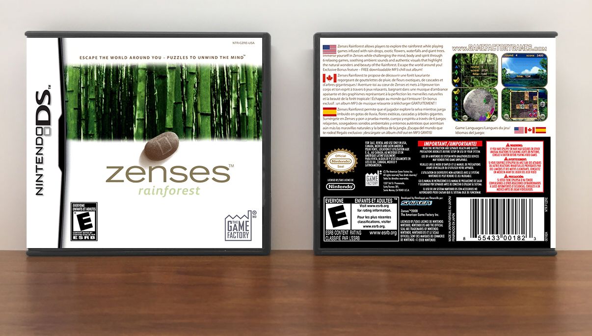 Zenses Rainforest, Case Color: DARK GREY (OEM DS CASE COLOR)