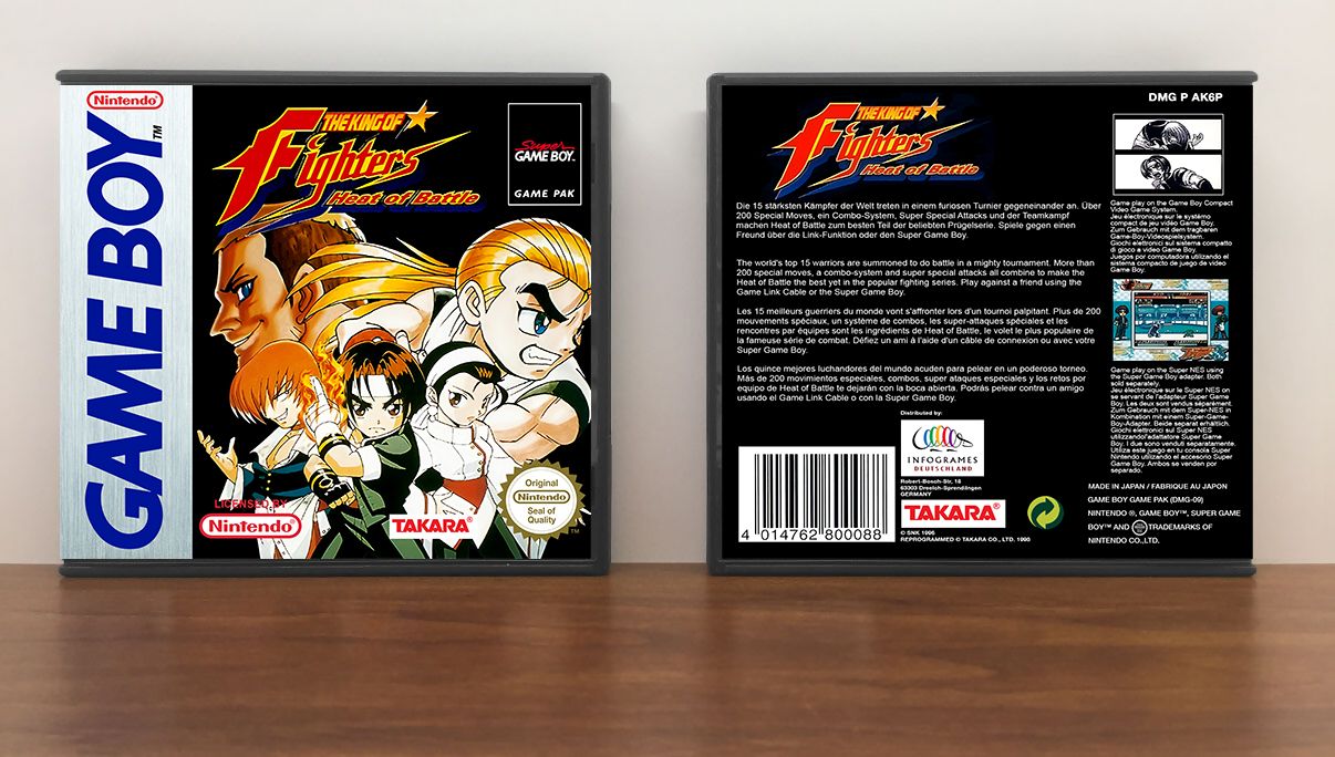 King of Fighters Heat of Battle, The (PAL), Artwork Spine Color: Chrome