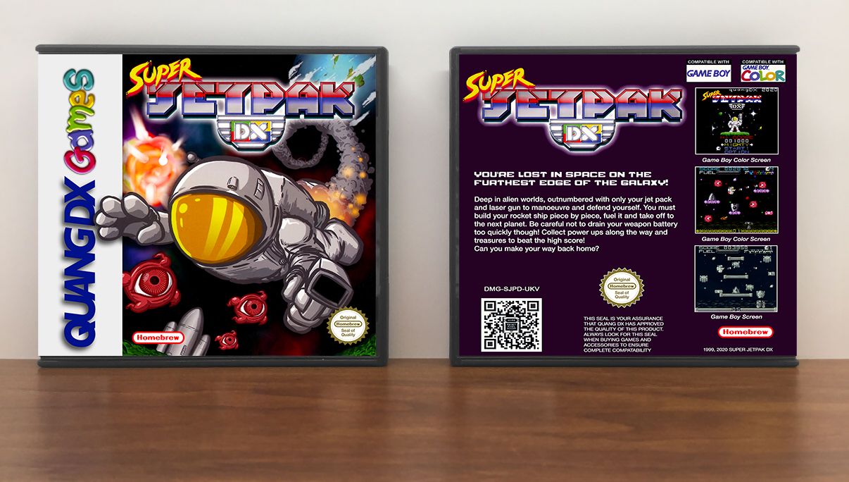 Super Jetpak DX, Artwork Spine Color: Chrome
