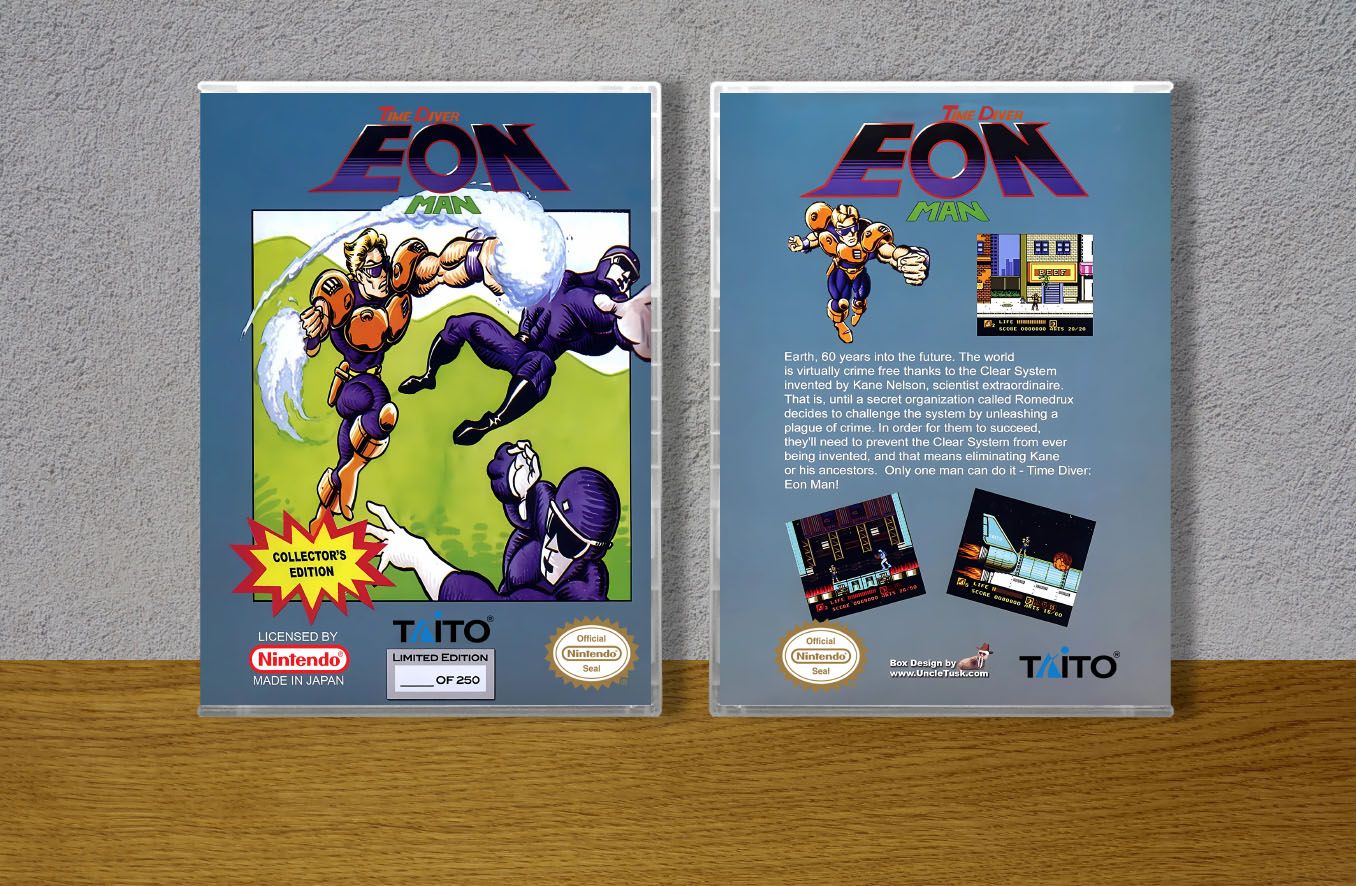 Time Driver: Eon Man, Case Color: CLEAR (Transparent)