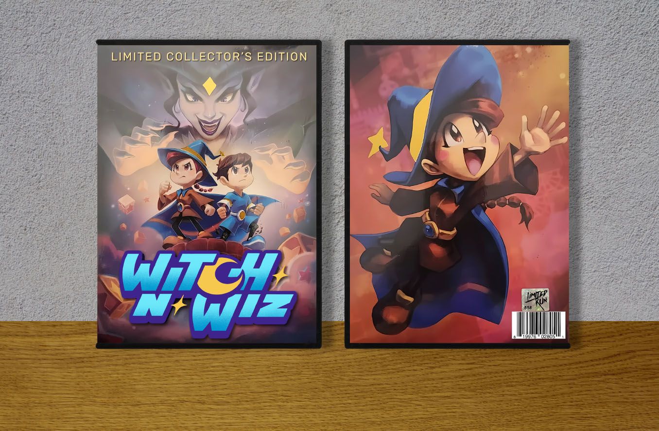 Witch n&#39; Wiz: Collector&#39;s Edition, Case Color: DARK GREY (OEM DS CASE COLOR)