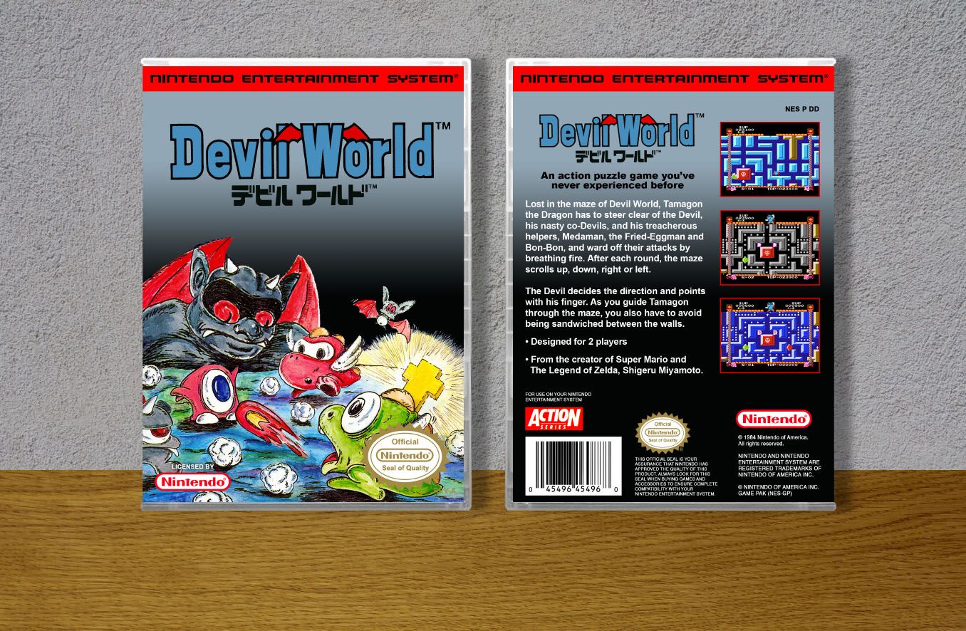 Devil World, Case Color: CLEAR (Transparent)