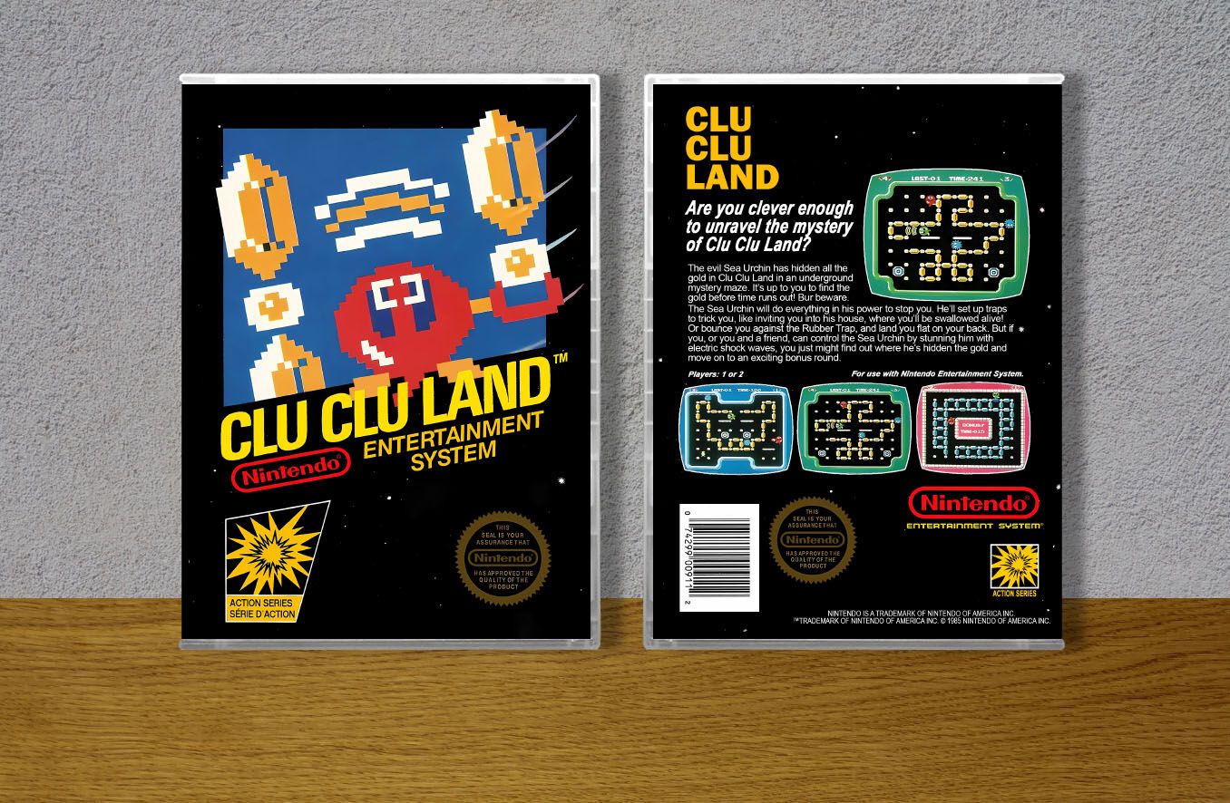 Clu Clu Land, Case Color: CLEAR (Transparent)