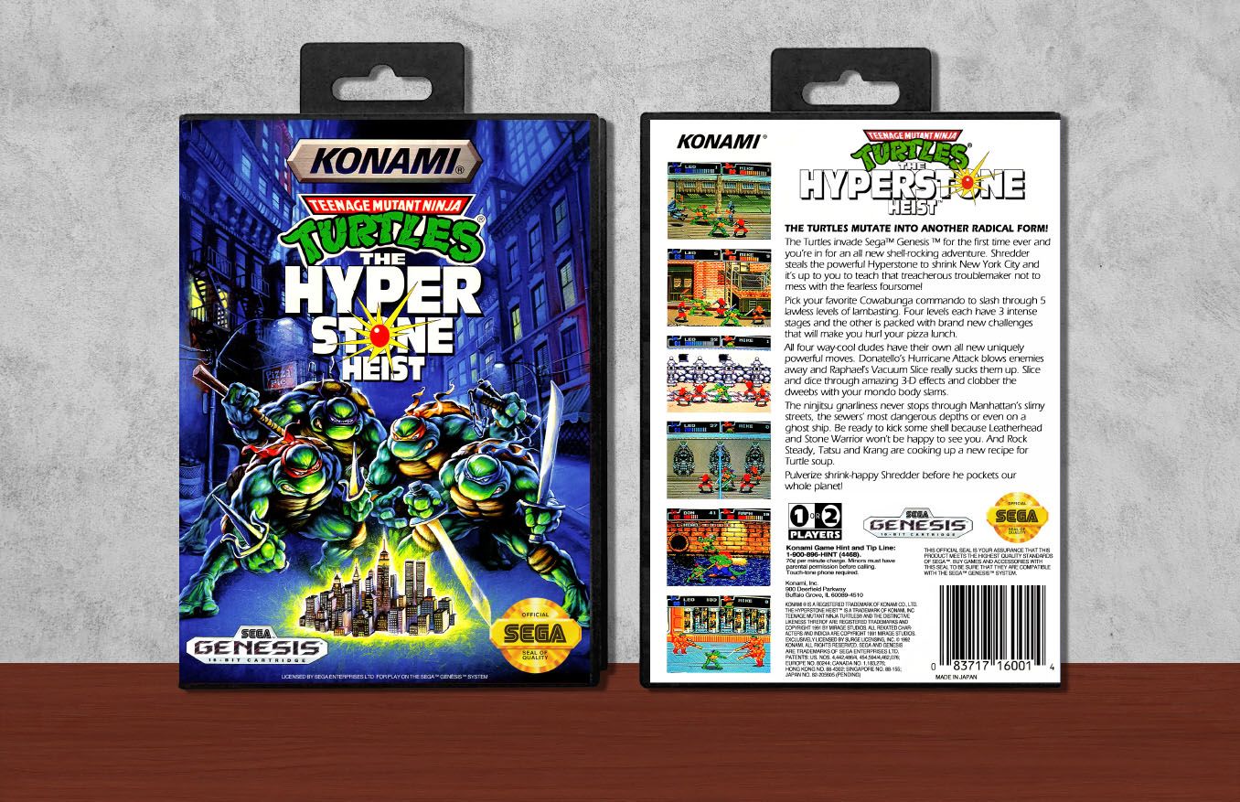 Teenage Mutant Ninja Turtles: The Hyperstone Heist (FULL COLOR), Case Color: Black