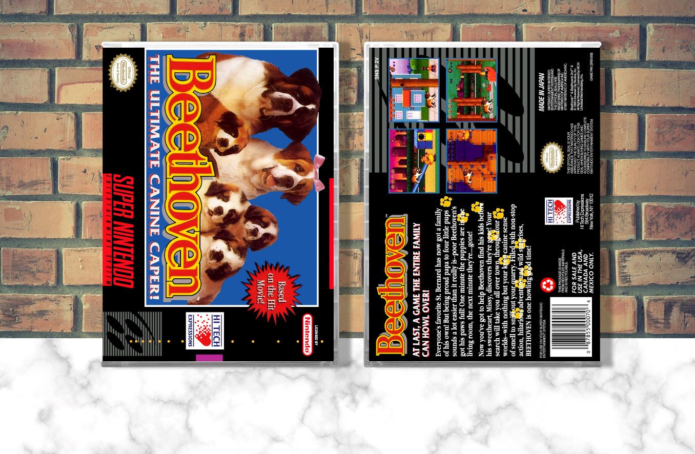 Beethoven The Ultimate Canine Caper, Case Color: CLEAR (Transparent)