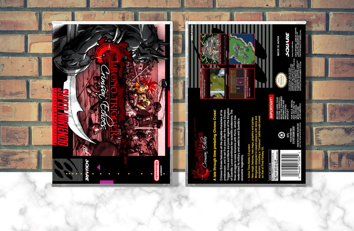 Chrono Trigger: Crimson Echoes, Case Color: CLEAR (Transparent)