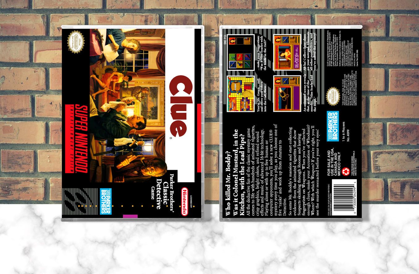 Clue, Case Color: CLEAR (Transparent)
