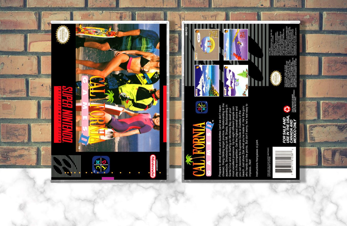 California Games II, Case Color: CLEAR (Transparent)