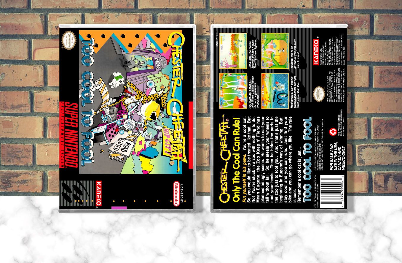 Chester Cheetah: Too Cool To Fool, Case Color: CLEAR (Transparent)