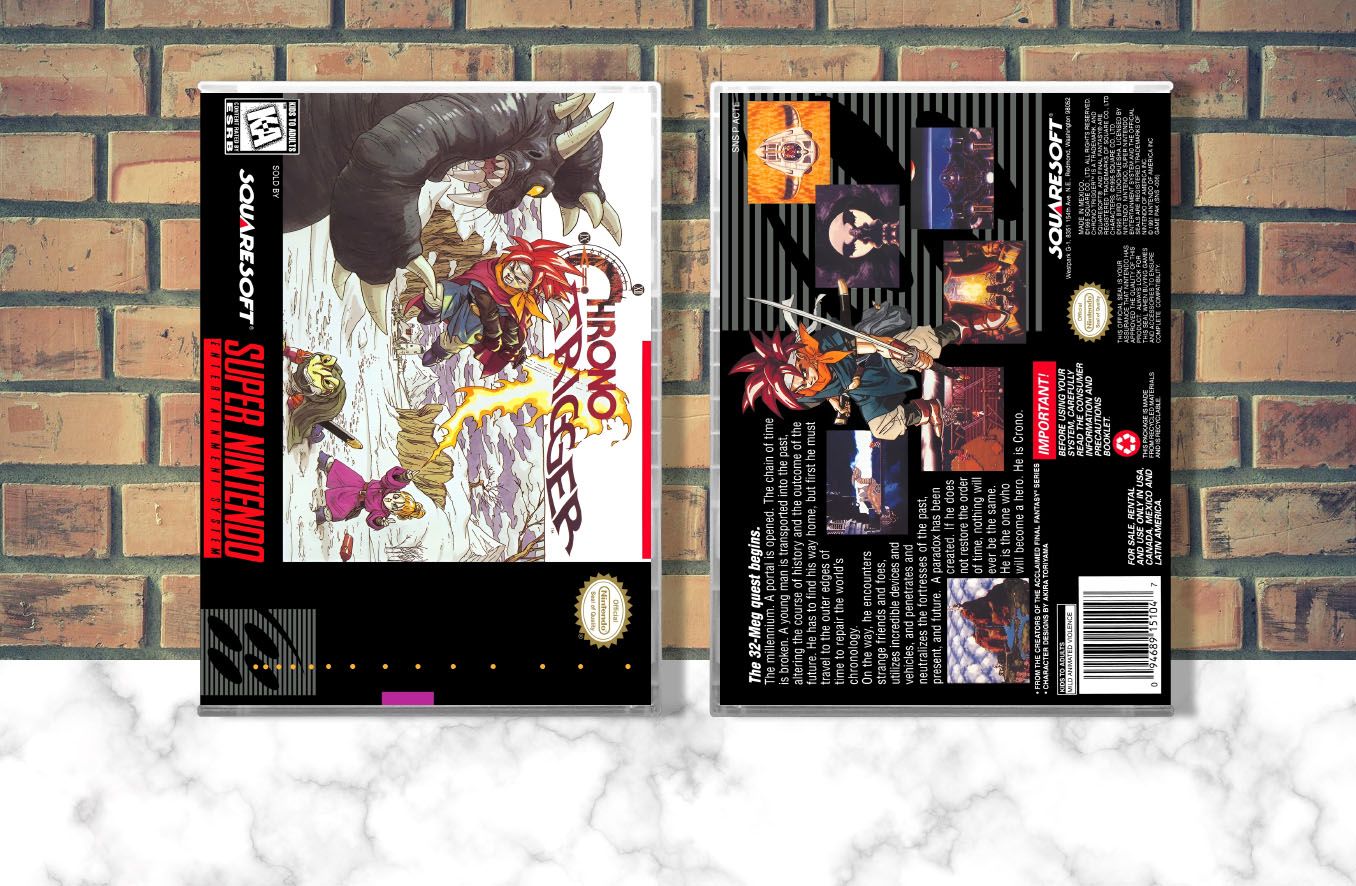Chrono Trigger, Case Color: CLEAR (Transparent)