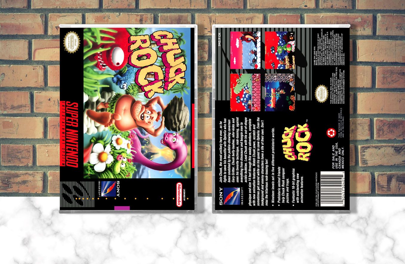 Chuck Rock, Case Color: CLEAR (Transparent)