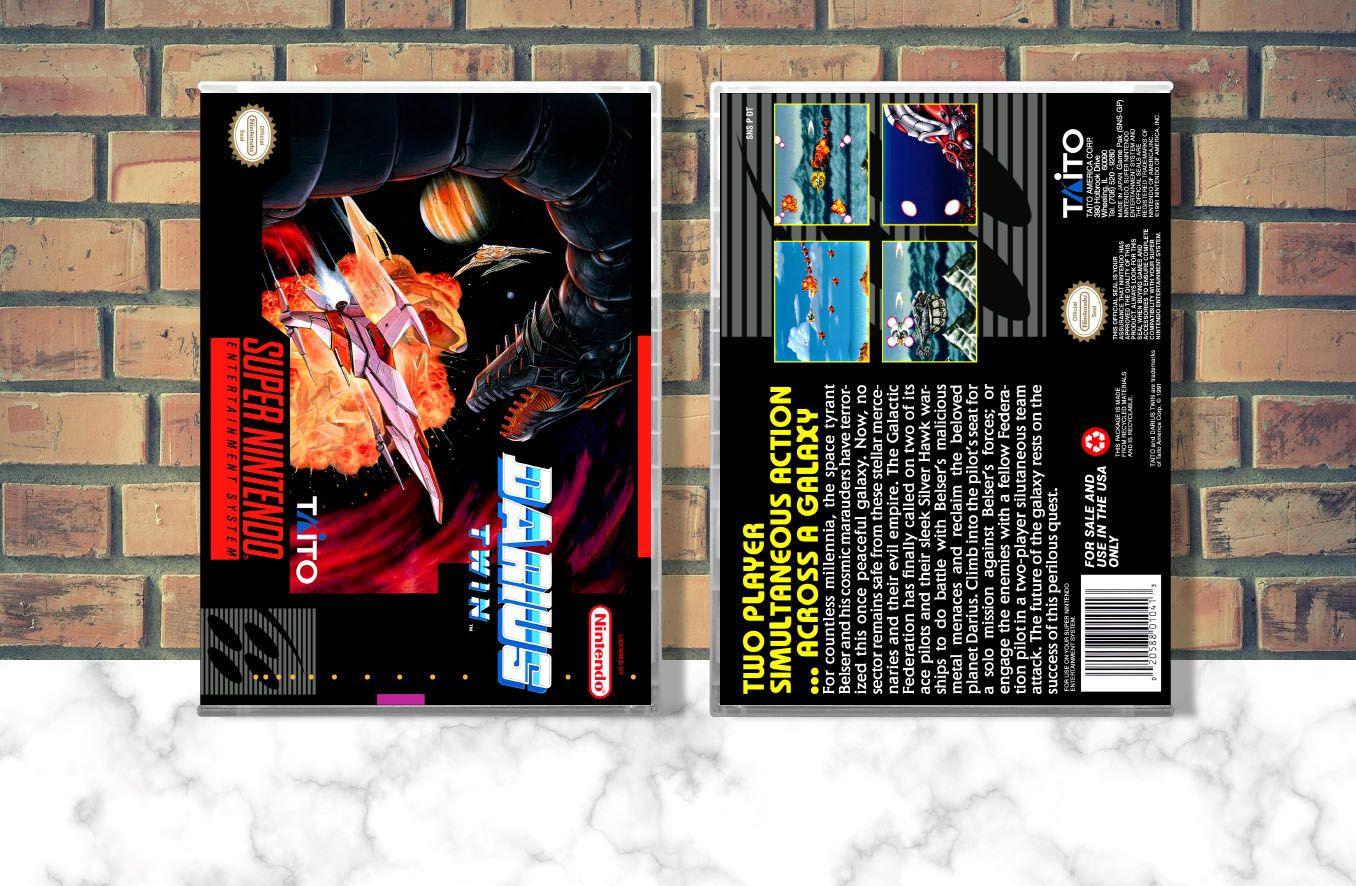 Darius Twin, Case Color: CLEAR (Transparent)