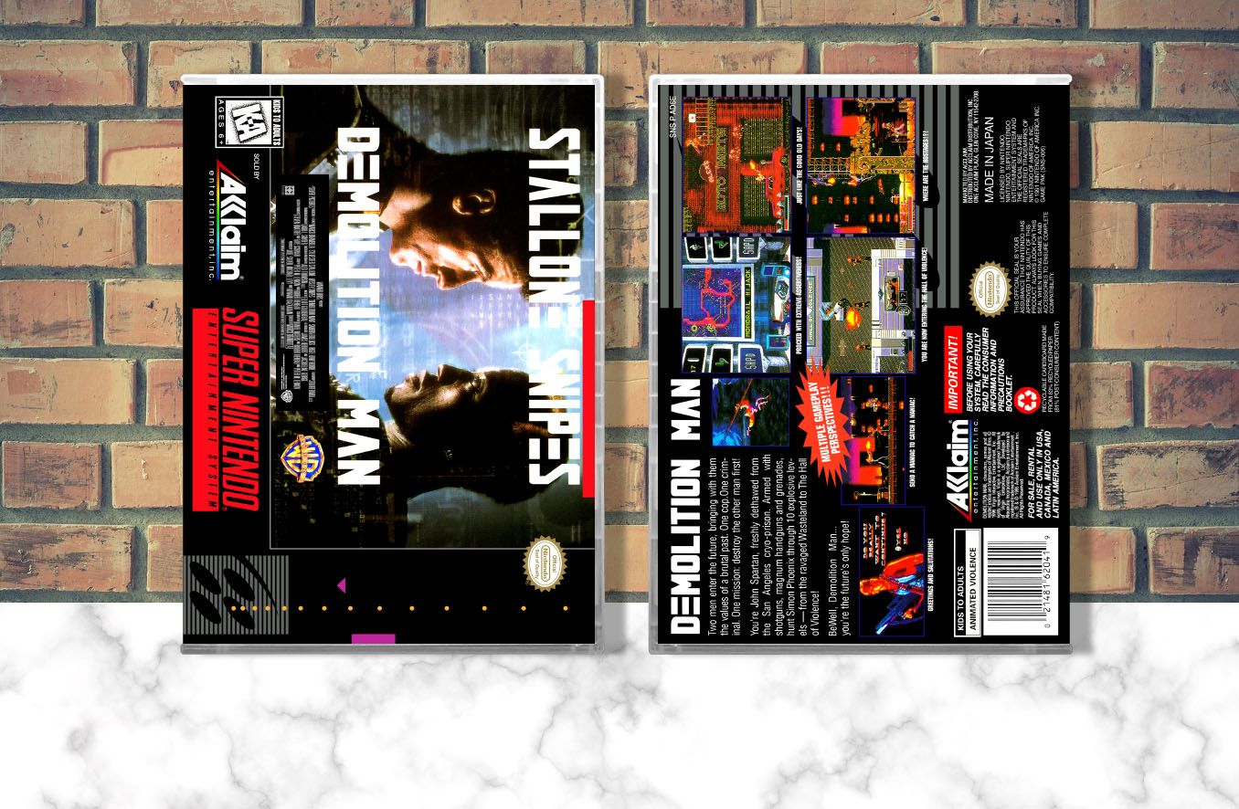 Demolition Man, Case Color: CLEAR (Transparent)