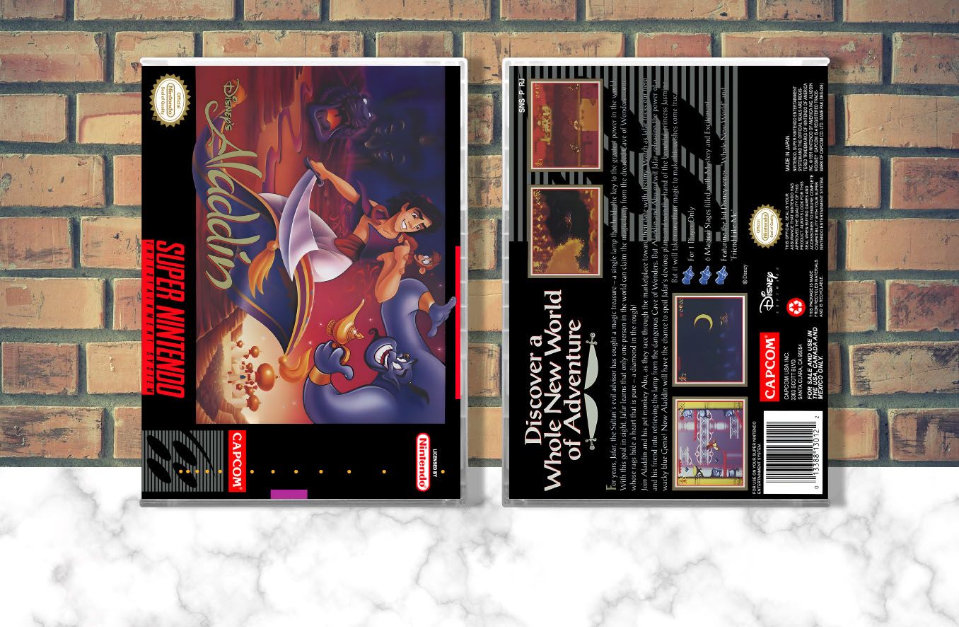 Disney&#39;s Aladdin, Case Color: CLEAR (Transparent)