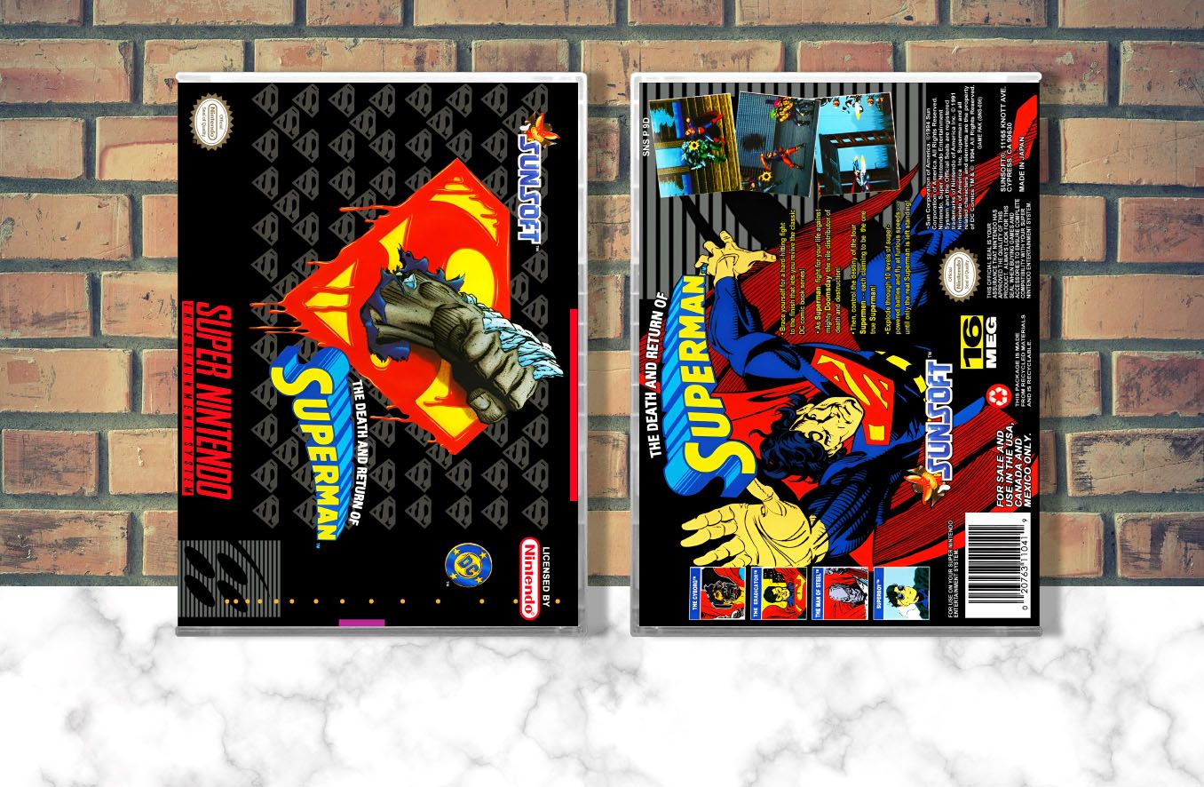 Death and Return of Superman, The, Case Color: CLEAR (Transparent)