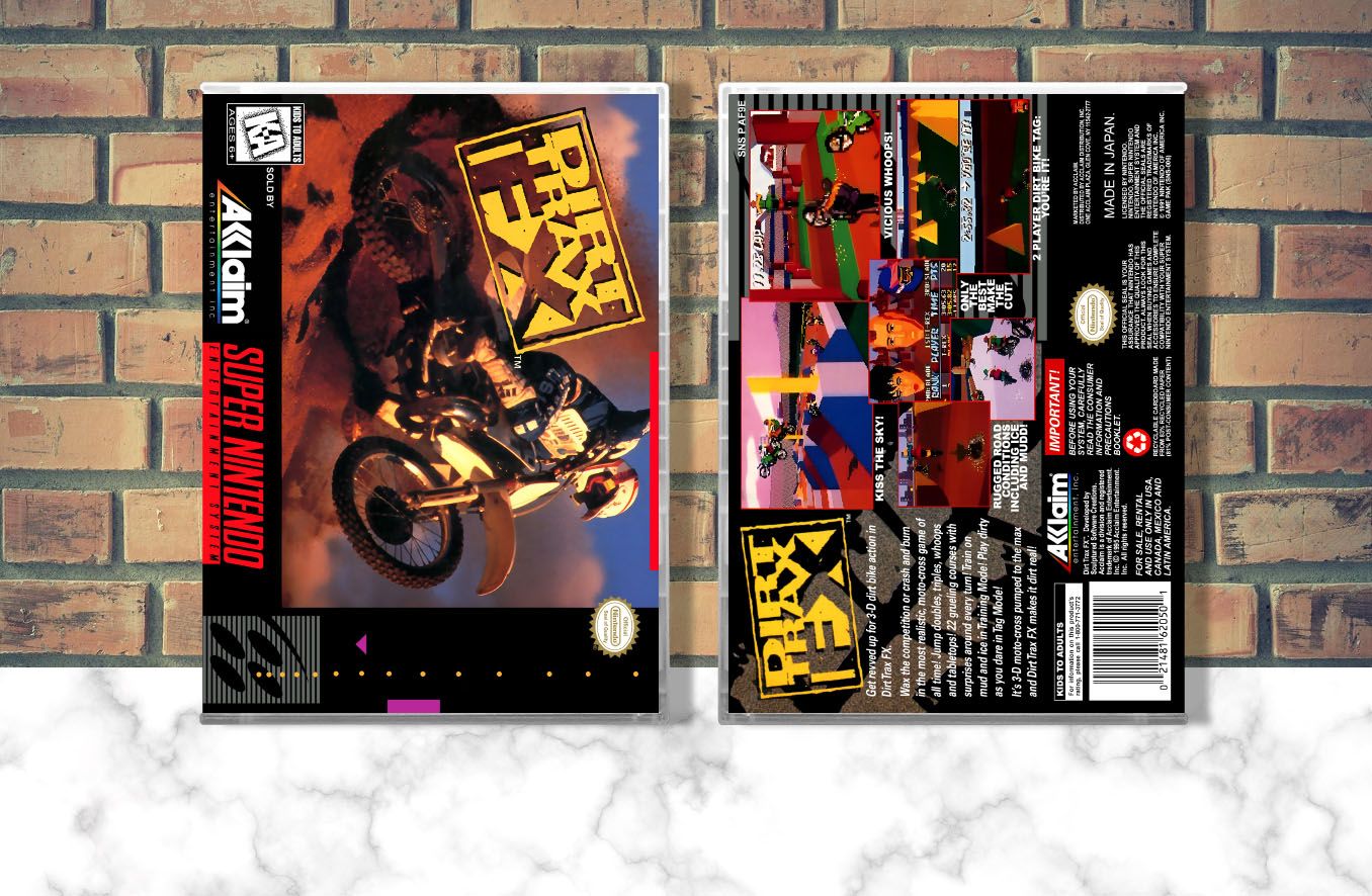 Dirt Trax FX, Case Color: CLEAR (Transparent)