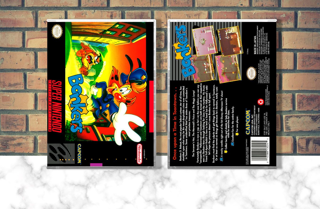 Disney&#39;s Bonkers, Case Color: CLEAR (Transparent)