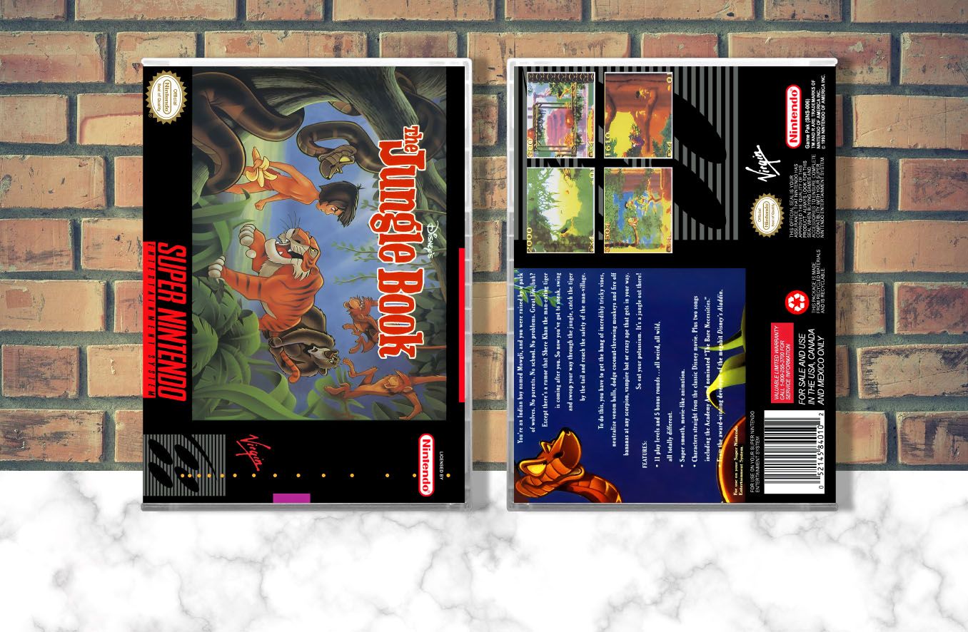 Disney&#39;s The Jungle Book, Case Color: CLEAR (Transparent)