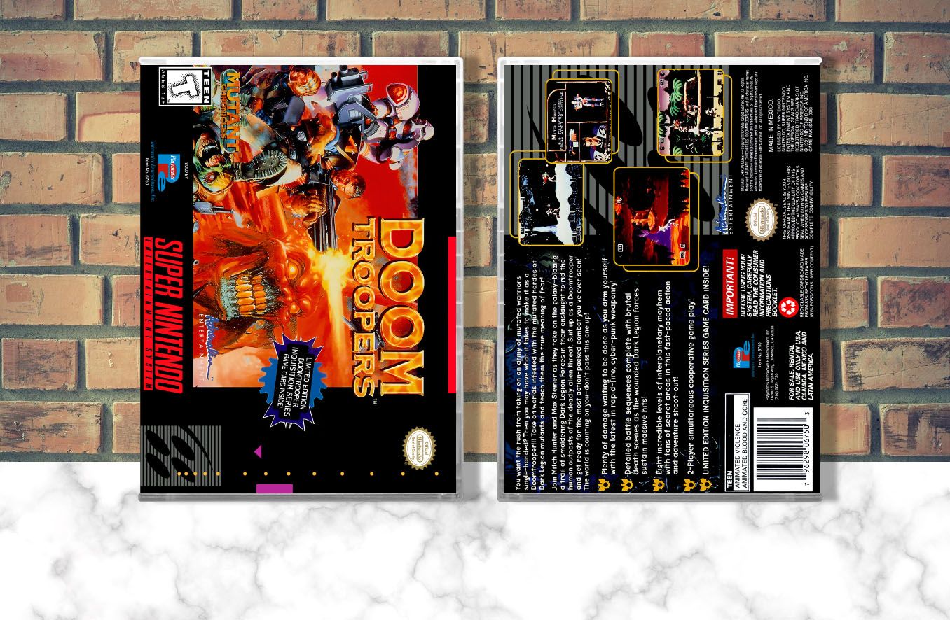 Doom Troopers, Case Color: CLEAR (Transparent)