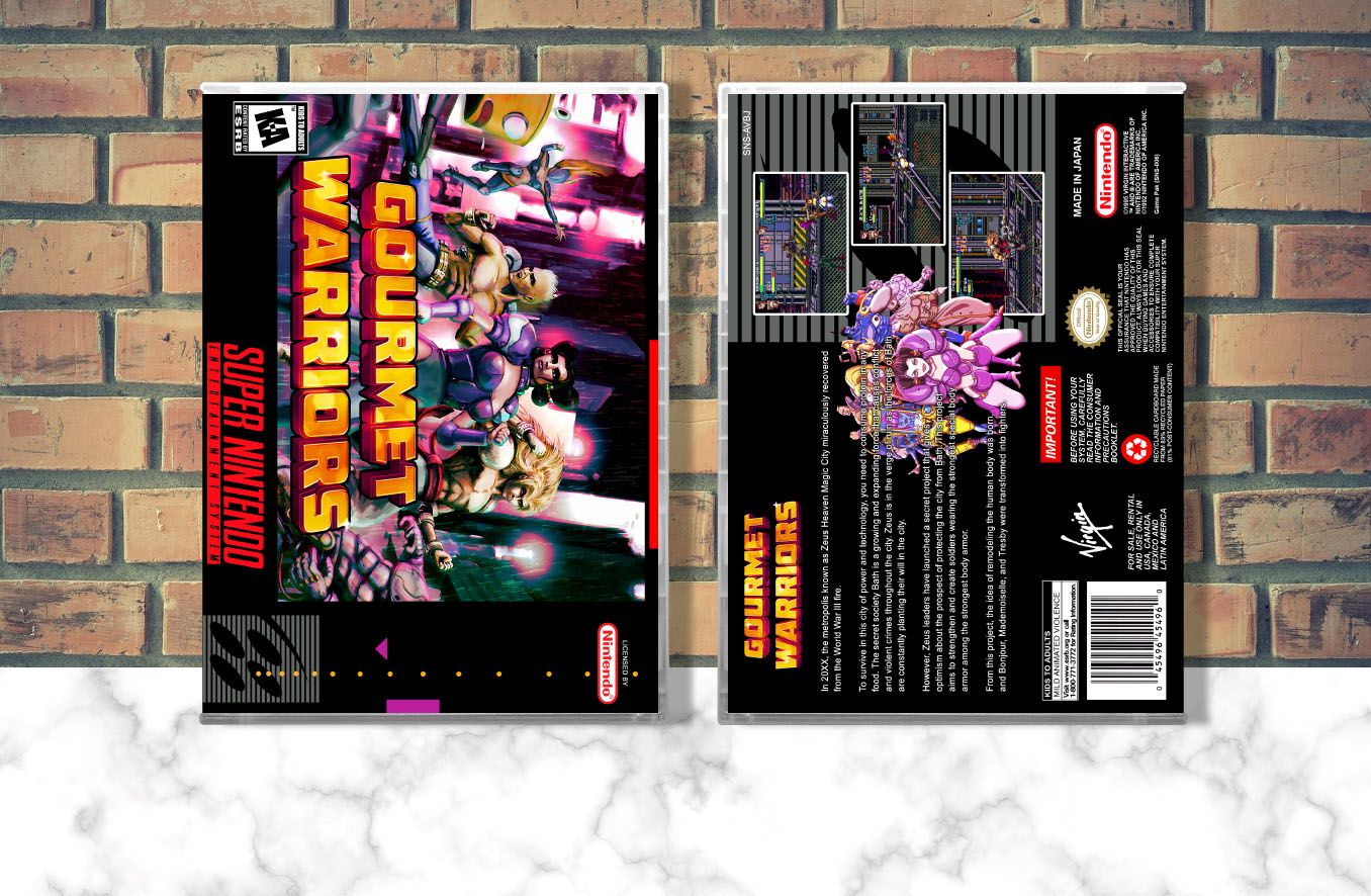 Gourmet Warriors, Case Color: CLEAR (Transparent)