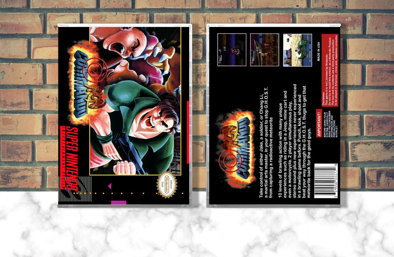 Iron Commando, Case Color: CLEAR (Transparent)