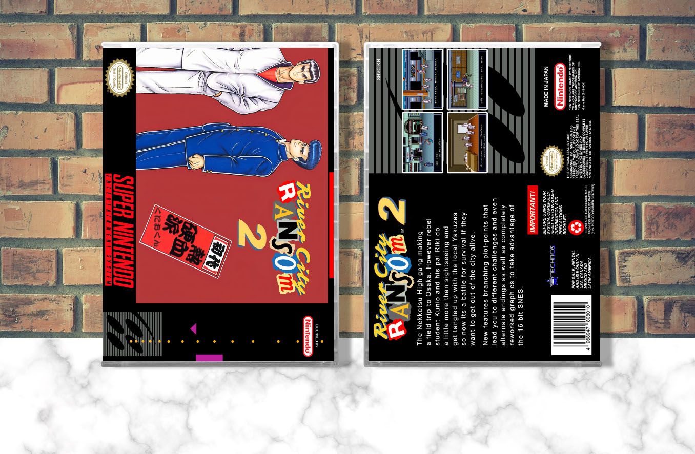 River City Ransom 2, Case Color: CLEAR (Transparent)