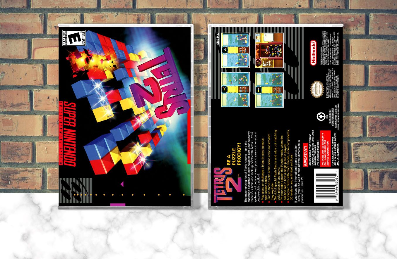 Tetris 2, Case Color: CLEAR (Transparent)