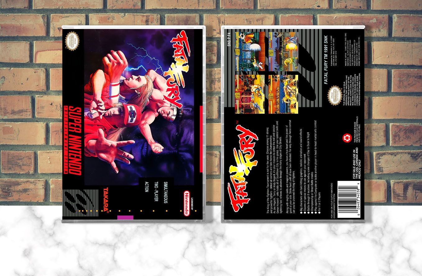 Fatal Fury: King of Fighters, Case Color: CLEAR (Transparent)