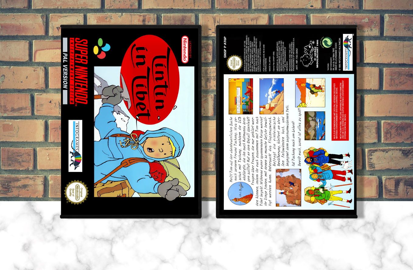 Tintin in Tibet (PAL), Case Color: DARK GREY (OEM DS CASE COLOR)