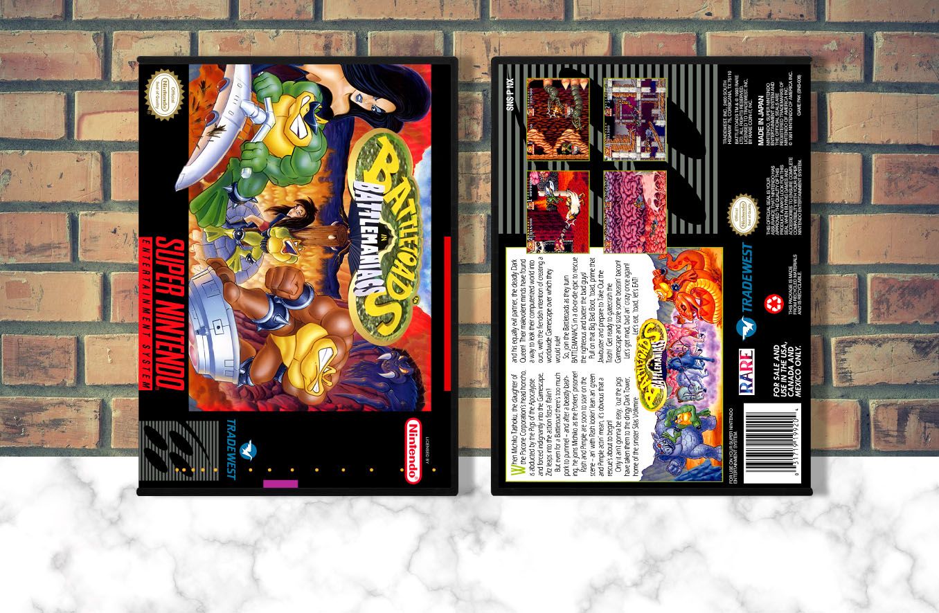 Battletoads in Battlemaniacs, Case Color: DARK GREY (OEM DS CASE COLOR)
