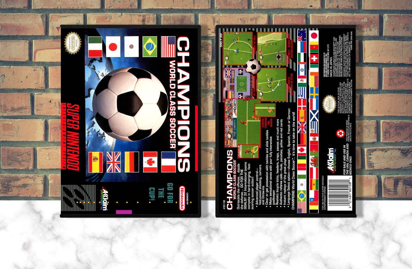 Champions World Class Soccer, Case Color: DARK GREY (OEM DS CASE COLOR)