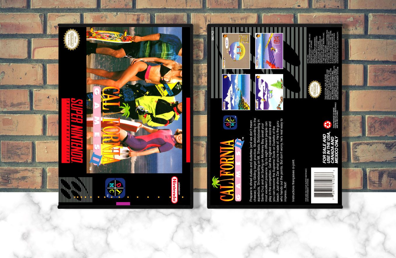 California Games II, Case Color: DARK GREY (OEM DS CASE COLOR)