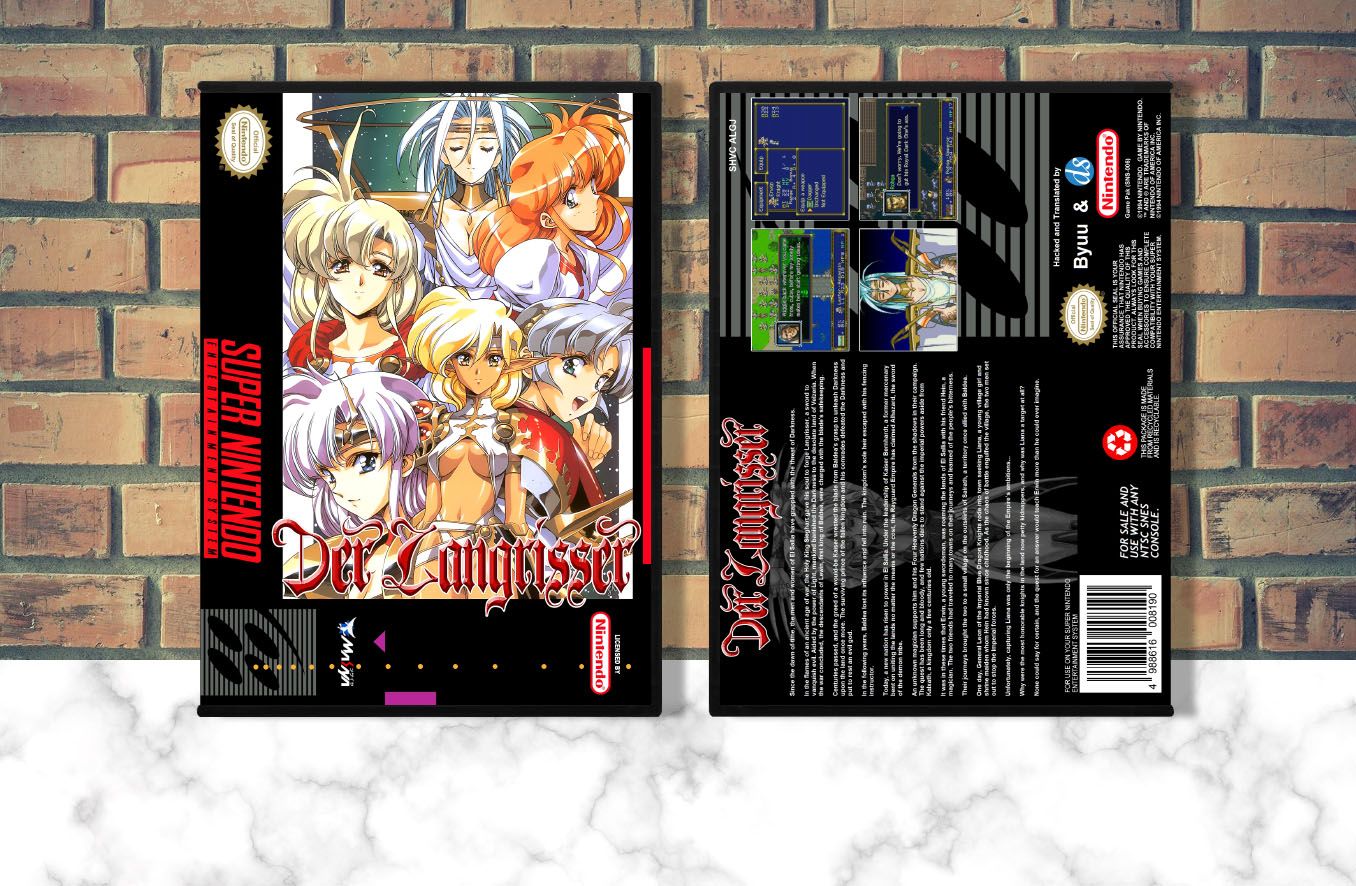 Der Langrisser, Case Color: DARK GREY (OEM DS CASE COLOR)