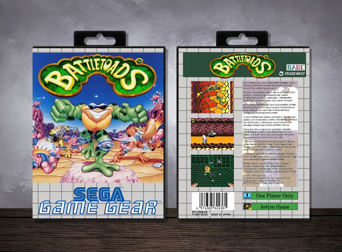 Battletoads, Case Color: Black