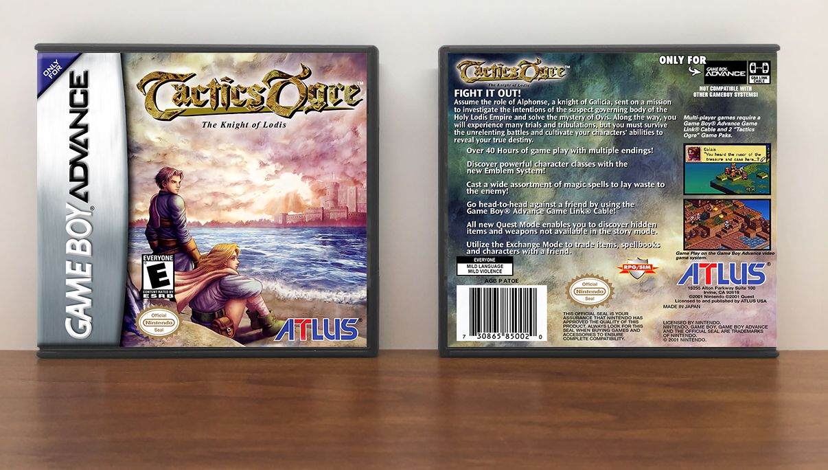 Tactics Ogre: The Knight of Lodis, Artwork Spine Color: Chrome